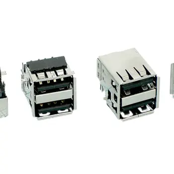 Роз'єм для ноутбука USB №29. Cдвоенный роз'єм USB Type A