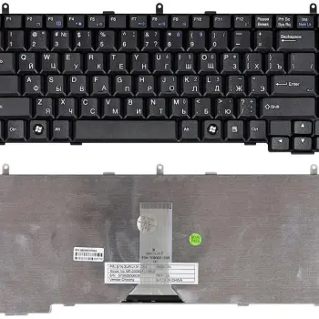 Клавиатура для ноутбука LG (K1, K2) Black, RU
