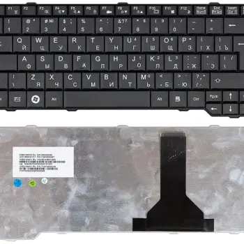 Клавиатура для ноутбука Fujitsu Amilo SA3650, Esprimo V6505, V6515, V6535, V6545, LI3710, Pa3575, PI3525, PA3553, PA3515 Black, RU (вертикальный энтер)