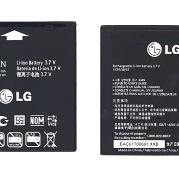 Акумуляторна батарея для смартфону LG BL-48LN P725 Optimus 3D Max 3.7V Black 1520mAh 5.6Wh