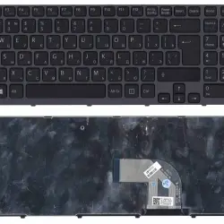 Клавиатура для ноутбука Sony Vaio (SVE15) Black, (Silver Frame) RU