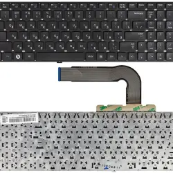 Клавіатура для ноутбука Samsung (Q530) Black, (No Frame), RU