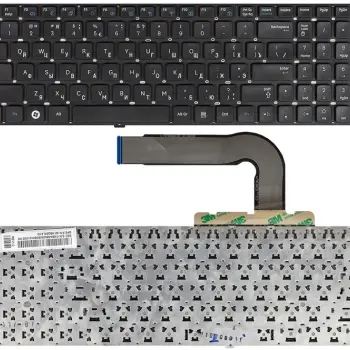 Клавіатура для ноутбука Samsung (Q530) Black, (No Frame), RU