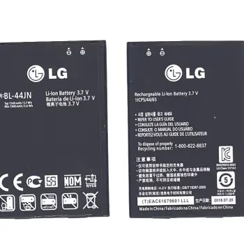 Аккумуляторная батарея для смартфона LG BL-44JN Optimus Black P970 3.7V Black 1500mAh 5.6Wh