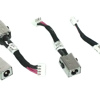 Разъем питания для ноутбука HP Compaq Mini 110, 910 Series Mini 110-1000, 110-3000, 110-3100, 910, 6017B0205701 с кабелем HY-HP018