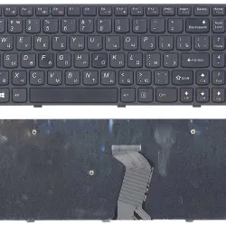 Клавіатура для ноутбука Lenovo IdeaPad (G500, G700), Black, (Black Frame) RU