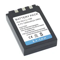 Акумуляторна батарея для фотоаппарата Olympus (Li-10B) Camedia C-50 3.7V 1200mAh