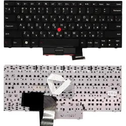 Клавиатура для ноутбука Lenovo ThinkPad Edge (E220S), с указателем (Point Stick) Black, (Black Frame), RU