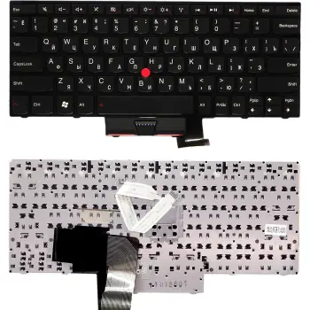 Клавиатура для ноутбука Lenovo ThinkPad Edge (E220S), с указателем (Point Stick) Black, (Black Frame), RU