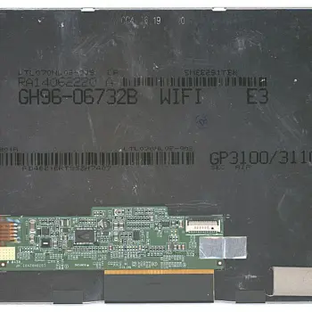 Матрица для планшета 7", Slim (тонкая), 30 pin (снизу справа), 1024x600, Светодиодная (LED), без крепления, глянцевая, Samsung, LTL070NL02