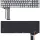 Клавіатура для ноутбука Asus (N551) с подсветкой (Light), Gray, (No Frame) RU 1