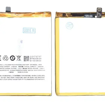 Аккумуляторная батарея для Meizu BT62 M3X 3.85V White 3200mAh 12.32Wh