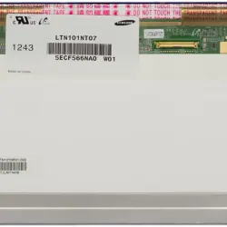Матриця для ноутбука 10,1", Normal (стандарт), 40 pin широкий (знизу зліва), 1024x600, Светодиодная (LED), без креплений, матовая, Samsung, LTN101NT07