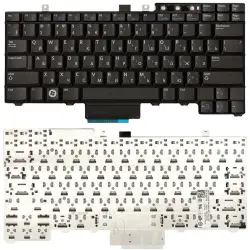 Клавиатура для ноутбука Dell Latitude E5520, E6410, E6400, E5500, E5510, E5410, E6500, E6510, M4500  Black, RU/EN
