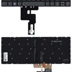 Клавіатура для ноутбука Lenovo IdeaPad 330S-14 с подсветкой (Light), Black, (No Frame), RU