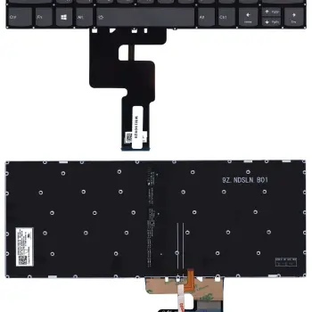 Клавиатура для ноутбука Lenovo IdeaPad 330S-14 с подсветкой (Light), Black, (No Frame), RU
