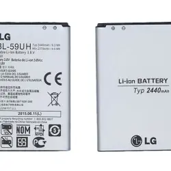 Аккумуляторная батарея для смартфона LG BL-59UH G2 Mini D618 3.8V Silver 2440mAh 9.3Wh