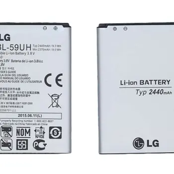 Аккумуляторная батарея для смартфона LG BL-59UH G2 Mini D618 3.8V Silver 2440mAh 9.3Wh