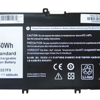 Аккумуляторная батарея для ноутбука Dell 357F9 Inspiron 15 7000 11.4V Black 5200mAh OEM