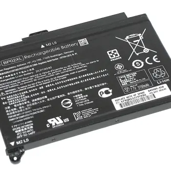 Аккумуляторная батарея для ноутбука HP BP02XL 15-au 7.7V Black 5300mAh Orig
