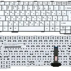 Клавиатура для ноутбука Fujitsu LifeBook (SH761, SH561, SH760, SH560, E751, S761, S561, S760, T901, S751, S762, E752, S560, E741) White, RU (вертикальный энтер)