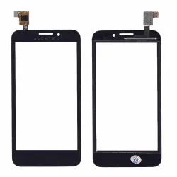 Тачскрін (Сенсорне скло) для смартфону Alcatel One Touch Snap 7025D чорне