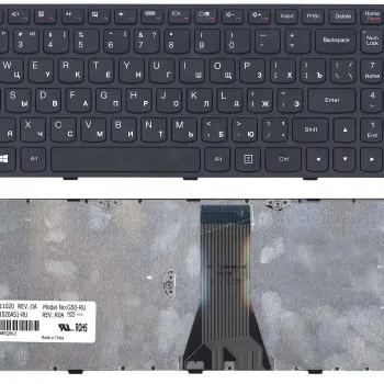 Клавіатура для ноутбука Lenovo IdeaPad G50-30, G50-45, G50-70, Z50-75, G50-70A, Z50-70, Z50-75, B50, B50-30, B50-45, B50-70, 500-15 Black, Black Frame RU