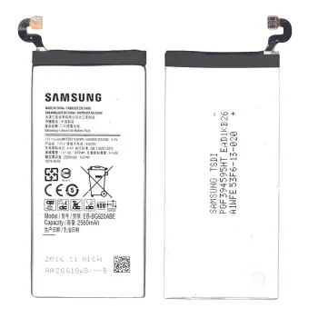 Аккумуляторная батарея для смартфона Samsung EB-BG920ABE Galaxy S6 3.85V Black 2550mAh 9.82Wh