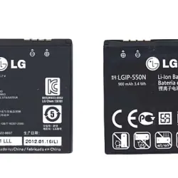 Акумуляторна батарея для смартфону LG LGIP-550N S310 3.7V Black 900mAh 3.4Wh