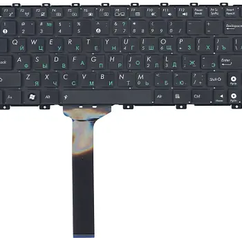 Клавиатура для ноутбука Asus Eee PC (1011, 1015, 1018, X101) Black, (No Frame) RU