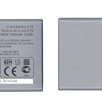 Аккумуляторная батарея для смартфона LG LGIP-400N P500 Optimus One 3.7V Silver 1500mAh 5.6Wh