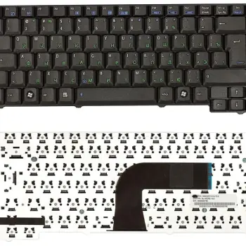 Клавіатура для ноутбука Asus EEE PC (A3A, A3E, A3H, A3L, A3G, A3V, A4, A7, F5R, F5L, M9, Z8, F5SV F5 G2K G2P G2PB G2PC G2S G2SG G2SV X50N X50R X50RL X50Z X50VL X51C X51H X59 X59L) Black, RU