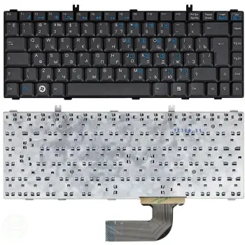 Клавиатура для ноутбука Fujitsu Amilo (LA1703) Black, RU (вертикальный энтер)