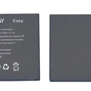 Акумуляторна батарея для смартфону Explay Easy 3.7V Black 1300mAh 4.81Wh