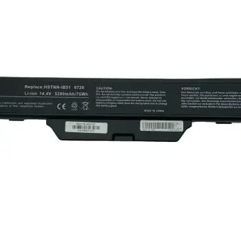 Аккумуляторная батарея для ноутбука HP Compaq HSTNN-IB51 6720s 14.4V Black 5200mAh OEM