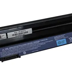 Аккумуляторная батарея для ноутбука Acer AL10A31 Aspire One AOD255, AOD260, D255, D260 11.1V Black 5200mAh OEM