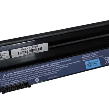 Аккумуляторная батарея для ноутбука Acer AL10A31 Aspire One AOD255, AOD260, D255, D260 11.1V Black 5200mAh OEM