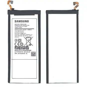 Акумуляторна батарея для смартфону Samsung EB-BA900ABE Galaxy A9 (2016) SM-A900 3.85V Black 4000mAh 15.40Wh