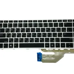 Клавіатура для HP ProBook (430 G5) Silver, (Silver Frame), RU