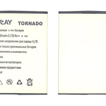 Аккумуляторная батарея для смартфона Explay Tornado 3.7V White 1550mAh 5.7Wh