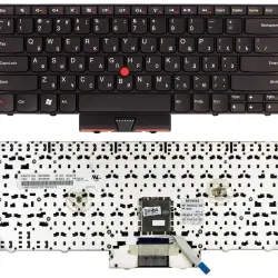 Клавіатура для ноутбука Lenovo ThinkPad Edge (13), с указателем (Point Stick) Black, RU