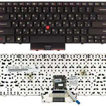 Клавиатура для ноутбука Lenovo ThinkPad Edge (13), с указателем (Point Stick) Black, RU