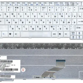 Клавіатура для ноутбука Acer TravelMate (3000, 3010, 3020, 3030, 3040) White, RU
