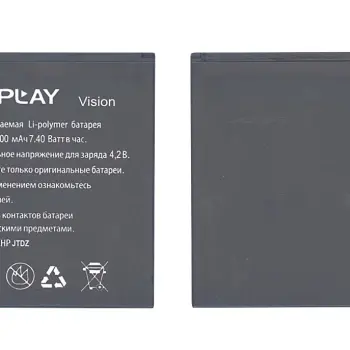 Акумуляторна батарея для смартфону Explay Vision 3.7V Black 2000mAh 7.4Wh