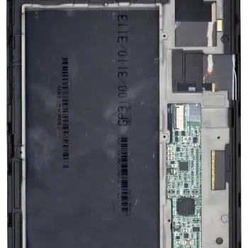 Матрица с тачскрином (модуль) для Samsung Galaxy Tab 3 7.0 SM-T211 белый с рамкой