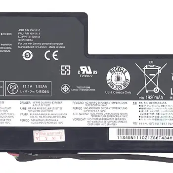 Аккумуляторная батарея для ноутбука Lenovo-IBM 45N1110 ThinkPad T440S 11.1V Black 2090mAh Orig