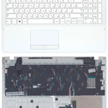 Клавиатура для ноутбука Samsung (370R4E) White, (White TopCase), RU