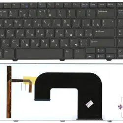 Клавіатура для ноутбука Dell Vostro (3700) Black, Light, RU