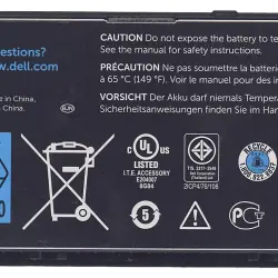 Акумуляторна батарея для планшета Dell FWRM8 Latitude 10 7.4V Black 3880mAh Orig
