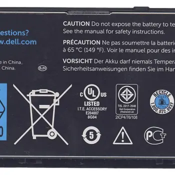 Аккумуляторная батарея для планшета Dell FWRM8 Latitude 10 7.4V Black 3880mAh Orig